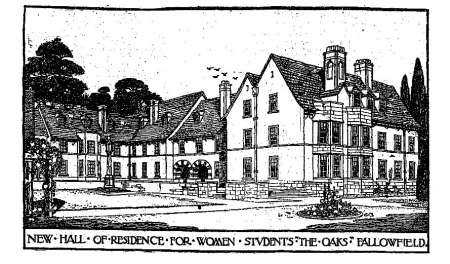 “The Oaks” (Ashburne) Halls of Residence for Women Students, Fallowfield