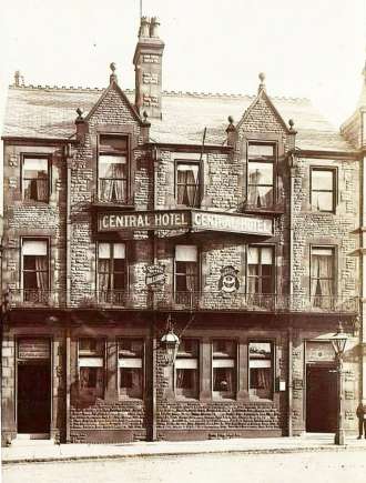 Central Hotel. Town Hall Square, Rochdale.