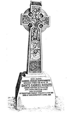 Memorial Cross to Dante Gabriel Rossetti., Birchington, Kent