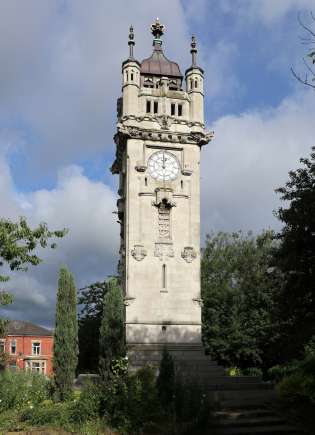 Whitehead Clock Tower  Manchester Road and Knowsley Street, Bury