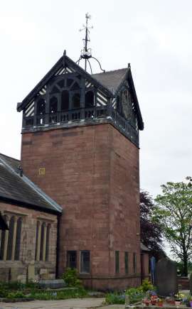 Tower and lych-gate St Martin's Church, Ashton-on-Mersey