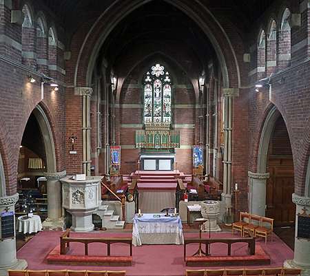Church of St. Andrew, Arm Road, Dearnley, Rochdale: Chancel