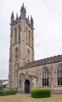 Restoration and Rebuilding of Tower: Church of St Michael Ashton-under-Lyne.