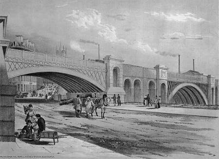 Bridge over Great Ducie Street, Manchester, Salford Junction Railway