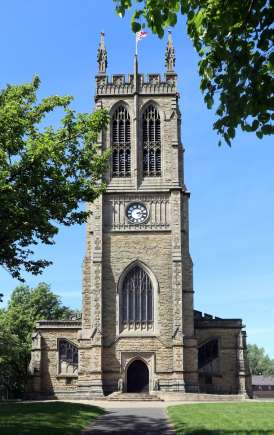 Completion of Tower: Church of St Thomas Radcliffe