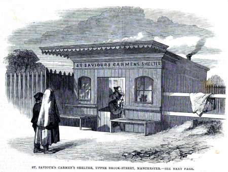 1862		St Saviours’ Cabmen’s Shelter, Upper Brook Street, Manchester