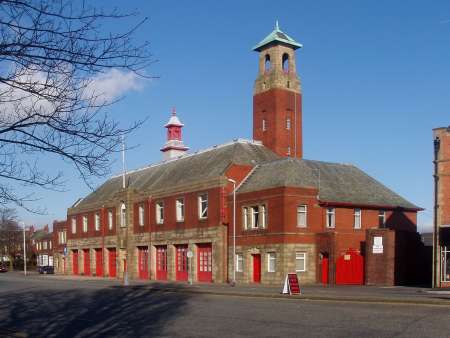 Fire Station and Firemen’s Dwellings, Maclure Road Rochdale