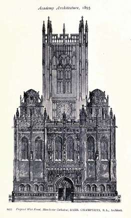 Proposed West Front: Manchester Cathedral