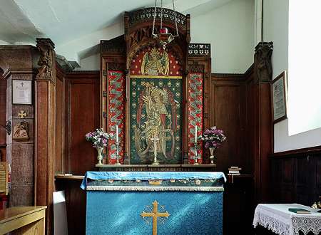 Reredos and Memorial Chapel: Church of St Nicholas, Newchurch, Rossendale